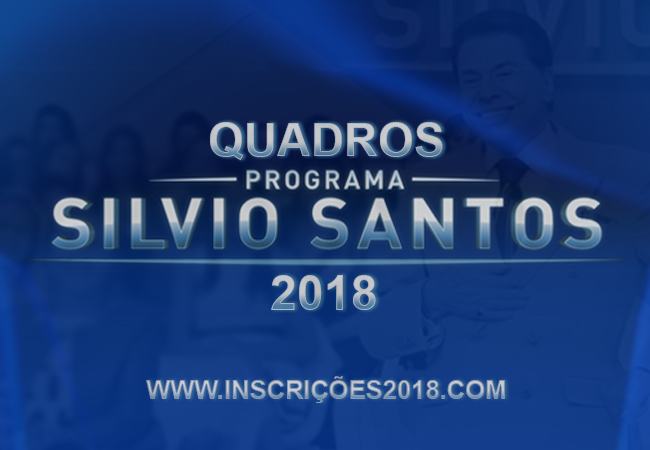 Quadros Programa Silvio Santos 2018