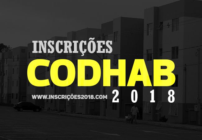 CODHAB inscrições 2018