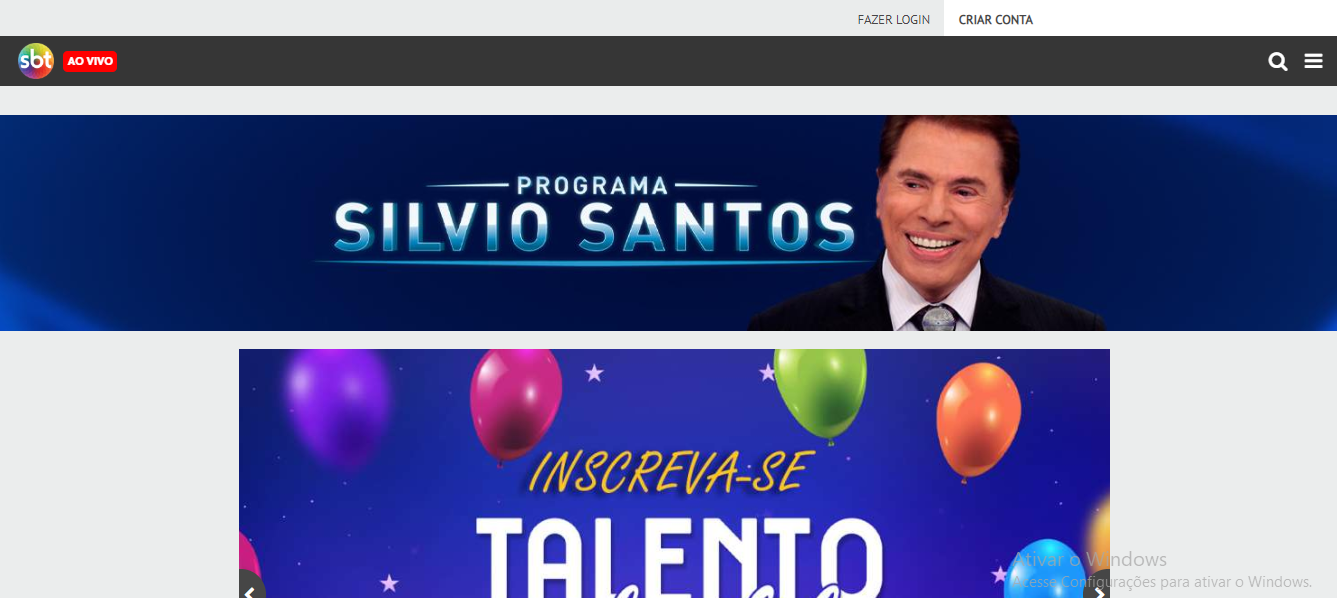 Site Oficial do Programa Silvio Santos